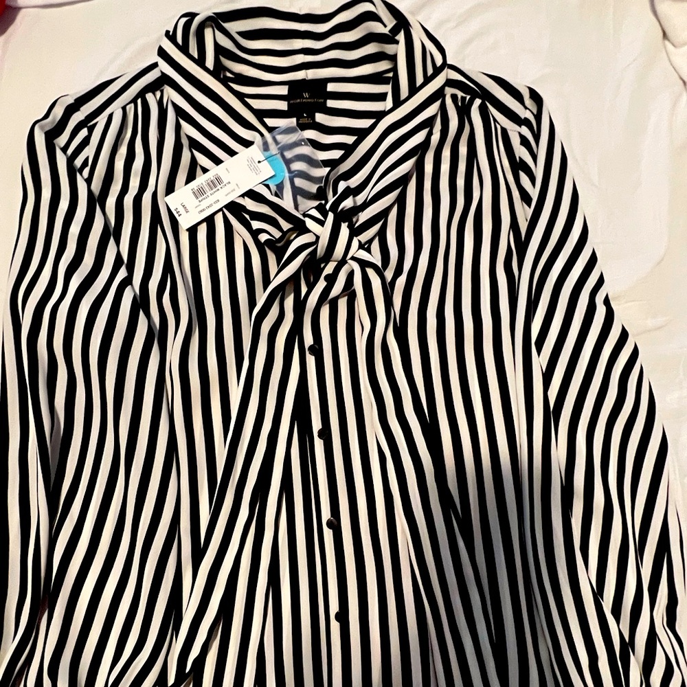Worthington Stripe Black and White